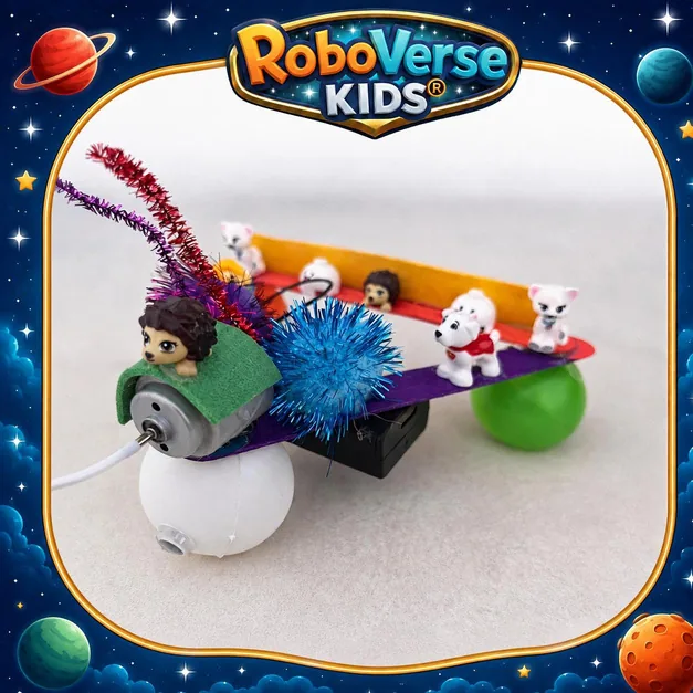 Hoverboard Robot: top üzerinde dengede duran, titreşimle hareket eden robot